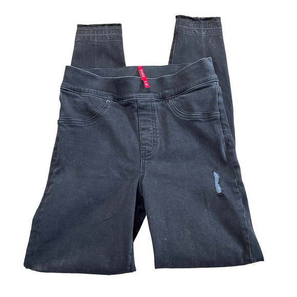 SPANX Distressed Ankle Skinny Jeans - Small - Picture 3 of 16